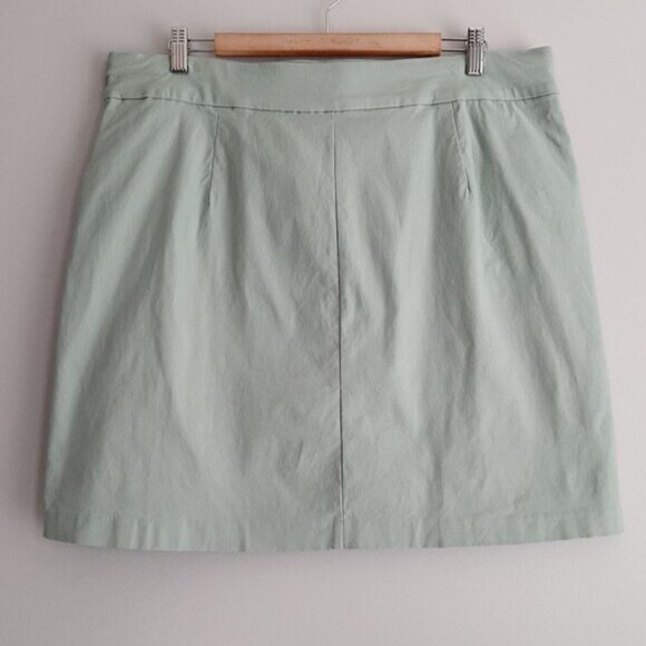NORTHERN REFLECTIONS | Skort Pull-On Stretch Mini Skirt Style Pastel Green Sz XL - Picture 6 of 10